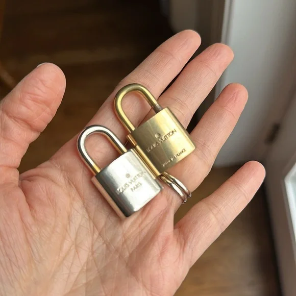 Louis Vuitton silver lock only.